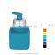 High quality rubber coated Blue Ceramic Foam Pump Lotion Soap Dispenser