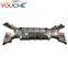 MP style carbon fiber rear bumper diffuser quad for BMW 2 series F22 F23 2014-2018 M sport