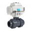 Regulating Type Double Union Control PVC Ball Valve with Electric Actuator