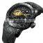 BIDEN 0129 Hot Sale Product Men Quartz Analog Gold Watches Rubber Strap Watch Men