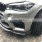 Runde Hight Quality Front Spoiler For 15-18 Bmw F85 X5M F86 X6M Carbon Fiber Front Bumper Lip Shovel