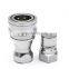 High pressure no leak 3/8 inch SS 304 material ISO 7241-B HNV hydraulic quick coupling for agricultural machinery