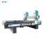 Double Heads Woodworking CNC Router with Press Roller for Furniture Production