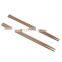 Disposable Carbonized Twins Bamboo 23CM Chopsticks with Customized Open Paper Sleeve
