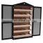 4000-5000ct cigars Custom large Double Door wooden cigar cabinet humidor for cigar display with tray LED