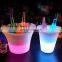 Led ice bucket beer drink cooler floating Ice Bucket rgb Color 16 Changes for Bar Restaurant