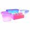Custom KTV U-shaped sofa booth High-class dance hall sofa sing Karaoke bar sofa and led nightclub coffee table