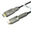 Long 8K Fiber Optic HDMI 2.1 Cable Detachable Micro HDMI  and Standard HDMI Connector  Compatible with PS5, Xbox-Black