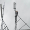 Portable emergency communication antenna Telescopic mast lightning rod lifting rod with tripod