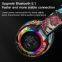 Hot Selling Product Colorful Earphone Led Gaming Headset Rgb Bt Headphone Stereo Wireless Headset