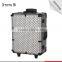 Stand Aluminum Professional Makeup cosmetic display Trolley Case beauty box with lights mirror