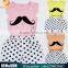 Korean Style 2016 Lovely Girl Clothing Sets 2PCS Cute Mustache Beard Carton shirt + Dot Shorts Hot Sale Summer Clothes