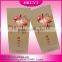 China Supplier Stand up Flat Bottom Kraft Paper Bag
