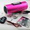 USB TIFcard radio fm TIF card radio fm motorcycle mp3 audio anti-theft alarm system