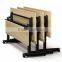 black color metal frame folding table for training room