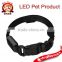 2014 Adjustable Flashing Nylon Pet Dog Safety Collar with LED Lights Pink S Small Size (S)
