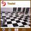 High Gloss Laminate Black And White Dance Floor
