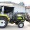 35hp Small Farm Tractor With Front Loader And Backhoe Cabin With A/C,turf Tyre