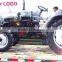 35HP 4wd mini farm tractor with loader and backhoe,4cylinders,8F+2R shift,with Cabin,heater,fan,fork,blade