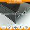 Custom China factory electrophoresis powder coated extruded industrial aluminium extrusion