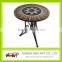 Personalizedround mosaic stainless steel table top