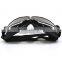 BJ-GT-011 Aftermarket Adult Black Leather Helmet Glasses Motorbike Goggles