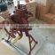 Hand operated corn thresher