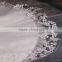 BV1001Top Quality Elegant Ivory Appliques Bridal Veils Lace Design 2015 Wedding Long Veils