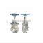 High quality PN10/16 cast iron wafer knife gate valve pneumatic knife gate valve