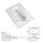  china bathroom design ceramic squatting pan