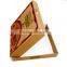 Corrugated pizza paper box round with logo