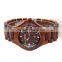 Hot sale factory price BEWELL wooden watch ,high quality with Japan movment