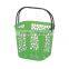 Simple plastic storage basket for family use