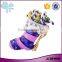 Hot sale gold plated zinc alloy rhinestone enamel Christmas stocking brooch