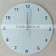 Glass wall clock, fashion wall mounted clock, decorative wall clock
