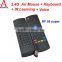 MX3 fly air mouse 2.4G Wireless fly air mouse QWERTY Keyboard