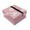 Custom order lovely pink paper cosmetic box set with insert