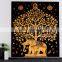 Indian Elephant Tree of Life Hippie Wall Hanging Tapestry