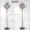 Antique Style Floor Lamp Crystal Centerpiece Rustic Standing Light LD003-L6