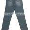 new European and American type fashion pants washed jeans embroidered flowers waist jeans pants women