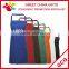 Custom Polyester Twill White Blue Black Red Bib Kitchen Apron with Pockets