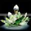 Unique style crystal Lotus shape perfume bottle