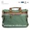 Cotton classic antique gold casual 16oz fashion canvas bag leather handles duffle handbags for travel