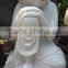 Shakyamuni Buddha Statues for Sale White Marble Stone Hand Carving Sculpture for Home Garden Pagoda Temple