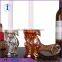 wholesale decoration electroplate colored candle jars glass