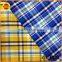 High quality tartan gingham plaid cotton fabric