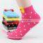 South Korea candy color stereoscopic bowknot young girls tube socks students socks