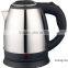 Highly polished and high quality 201 automatic and appliance stainless steel body 1.8L electric kettle