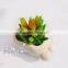 Pure Hand-made New Arrival Artificial Succulent Mini Bonsai for Indoor Decoration