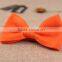 Cotton Solid Red Black Pre-Tied Bow Tie